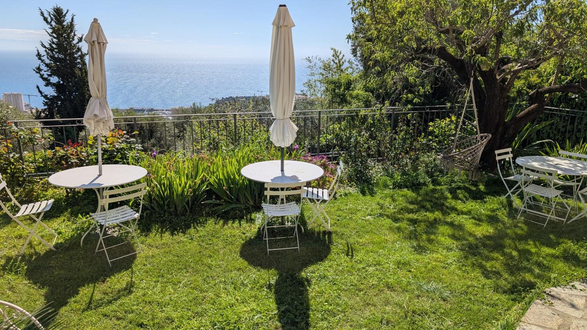 Le Mas D'Angeline, Vue Mer, Jardin Commun, Parking, Voiture Requise, 10 Min En Voiture De Monaco, Route Etroite, Pente Raide, Croisement Limite, Sea View, Shared Garden, Parking, Car Required, 10 Min Drive From Monaco, Narrow Steep Road, Limited Pass Beausoleil Exterior foto