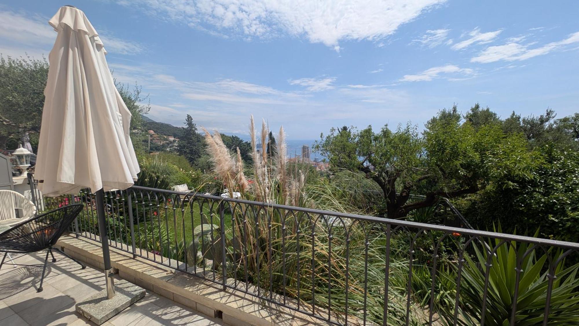 Le Mas D'Angeline, Vue Mer, Jardin Commun, Parking, Voiture Requise, 10 Min En Voiture De Monaco, Route Etroite, Pente Raide, Croisement Limite, Sea View, Shared Garden, Parking, Car Required, 10 Min Drive From Monaco, Narrow Steep Road, Limited Pass Beausoleil Exterior foto
